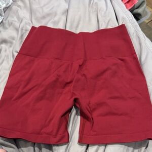 Women's Athletic Burgundy Shorts